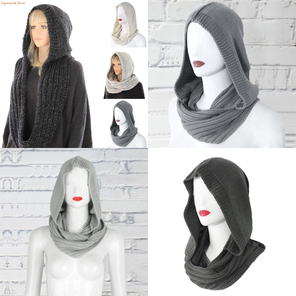 Infinity Scarf Knit - Q5WE Winter Dames Dikke Kabel Gebreide