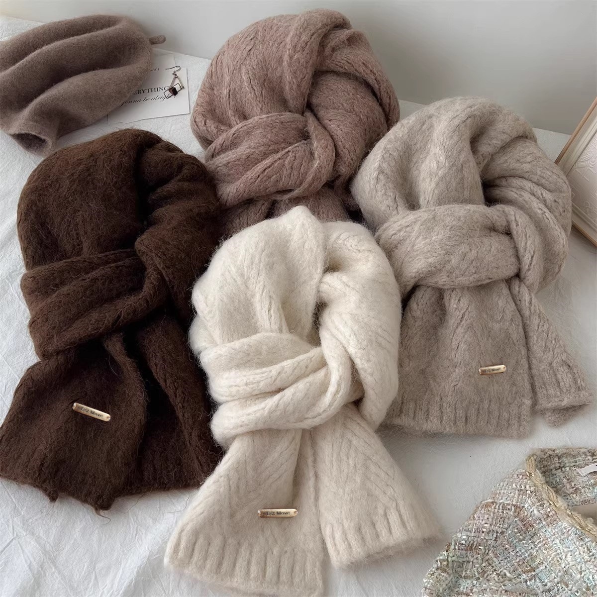 Muffler Men Wool - Hoogwaardige wollen sjaal voor dames en