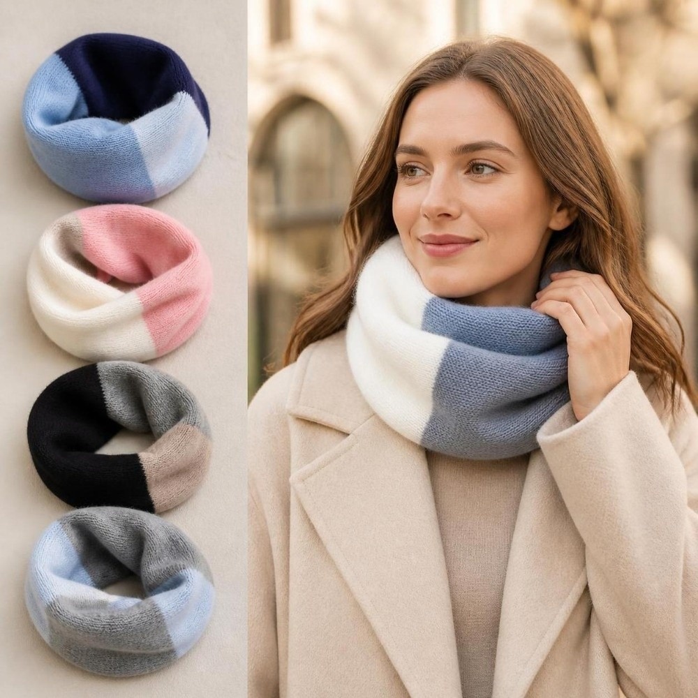 Zachte, kleurrijke, oneindige  - Infinity Scarf Knit recensie en prijs