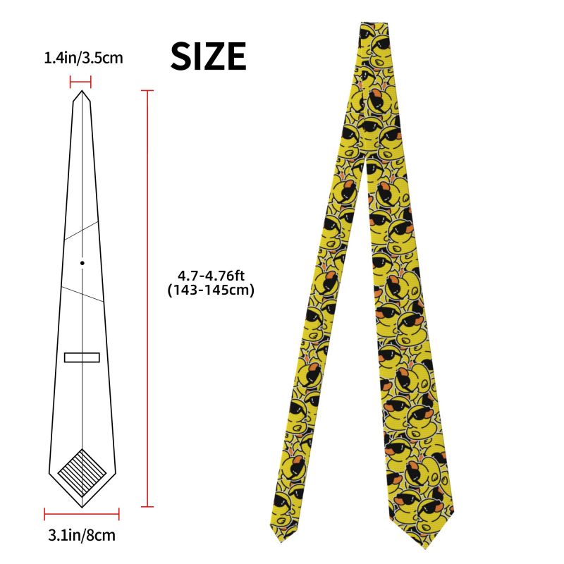 Leuke rubberen eendjes stropda - Skinny Tie Men recensie en prijs