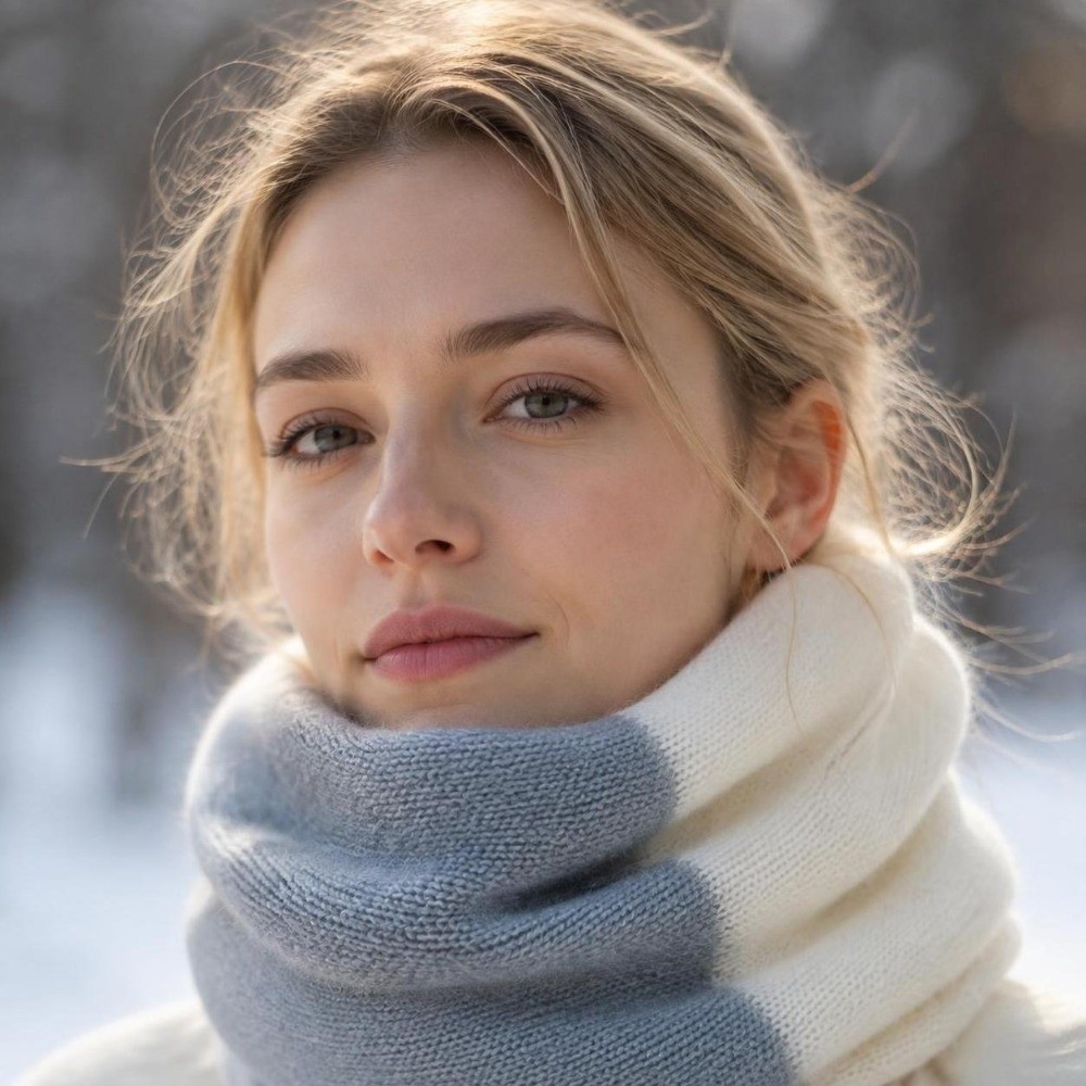 Zachte, gekleurde Infinity-sja - Infinity Scarf Knit recensie en prijs