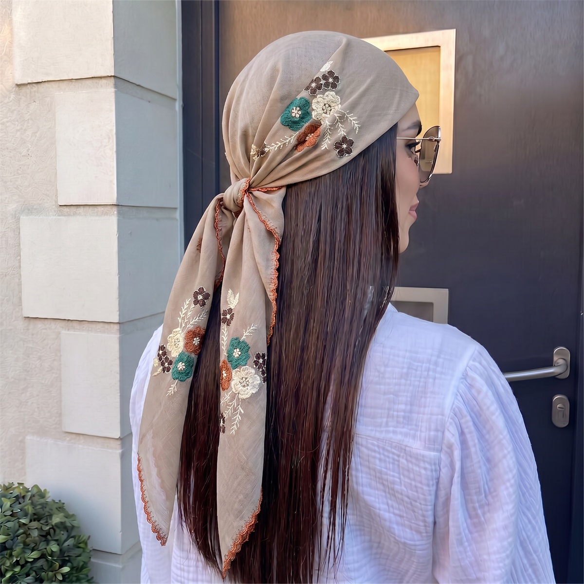 Sjaal Vierkant Hijab Bandana Z - Scarf Silk Square recensie en prijs
