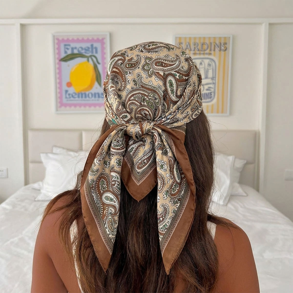 Nieuw ontwerp mode vierkante z - Scarf Silk Square recensie en prijs