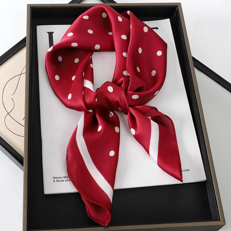 Luxe Dame Haar Dot Sjaal Vrouw - Silk Neck Scarf recensie en prijs